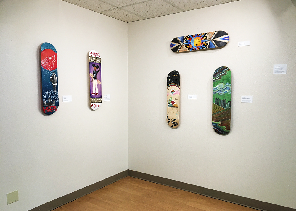 Student Skateboard Deck Art Inspired by PIVOT